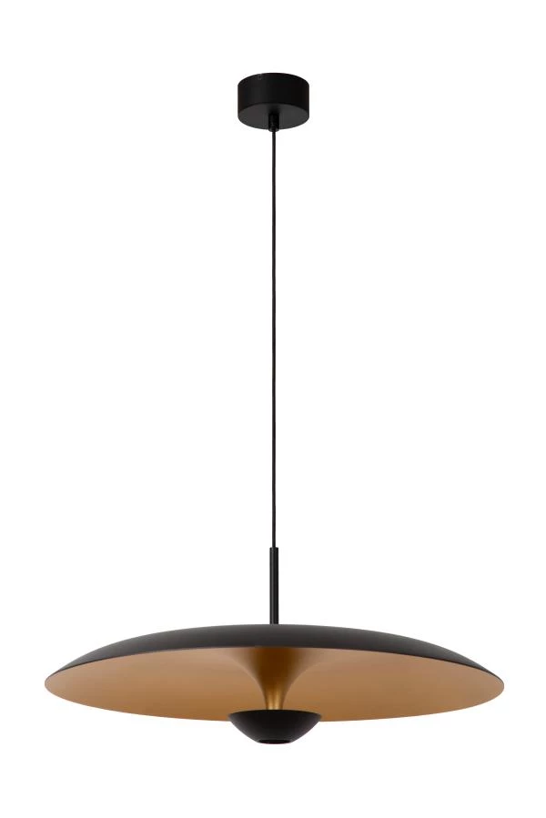 Lucide Premium KENNETH - Pendant light - Ø 60 cm - LED Dim. - 1x16W 2700K - Black - turned off